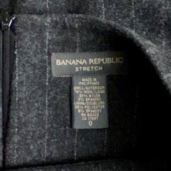 🦓HP!🦓 Banana Republic Pin-Striped Pencil Skirt - Picture 4 of 4